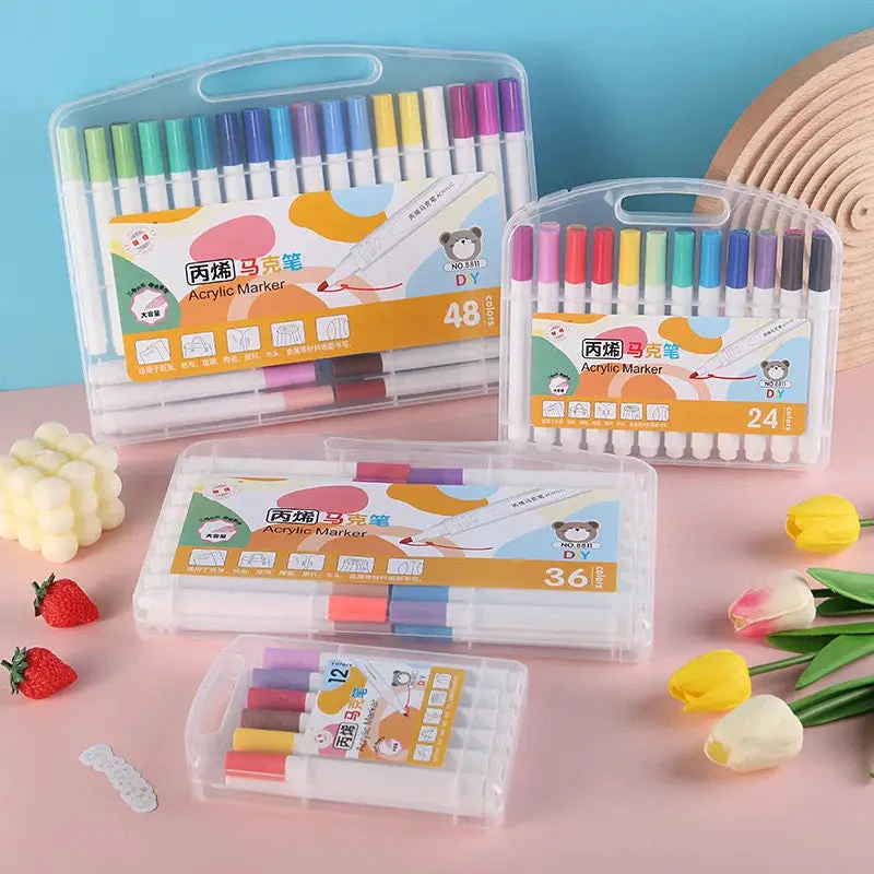 12 Color Acrylic Marker