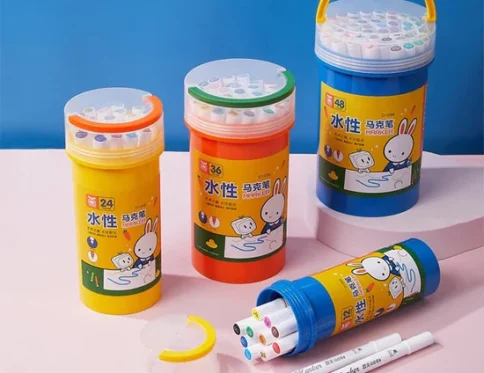12 Colors Sketch Manga Art Design Dual Tips Alcohol Ink Quick Dry Marker Pen Set With Broad And Fine Tips